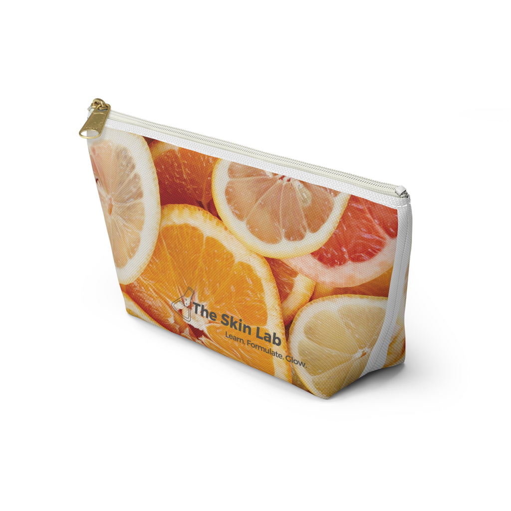 Citrus Slice Accessory Pouch — T‑Bottom Makeup & Travel Bag