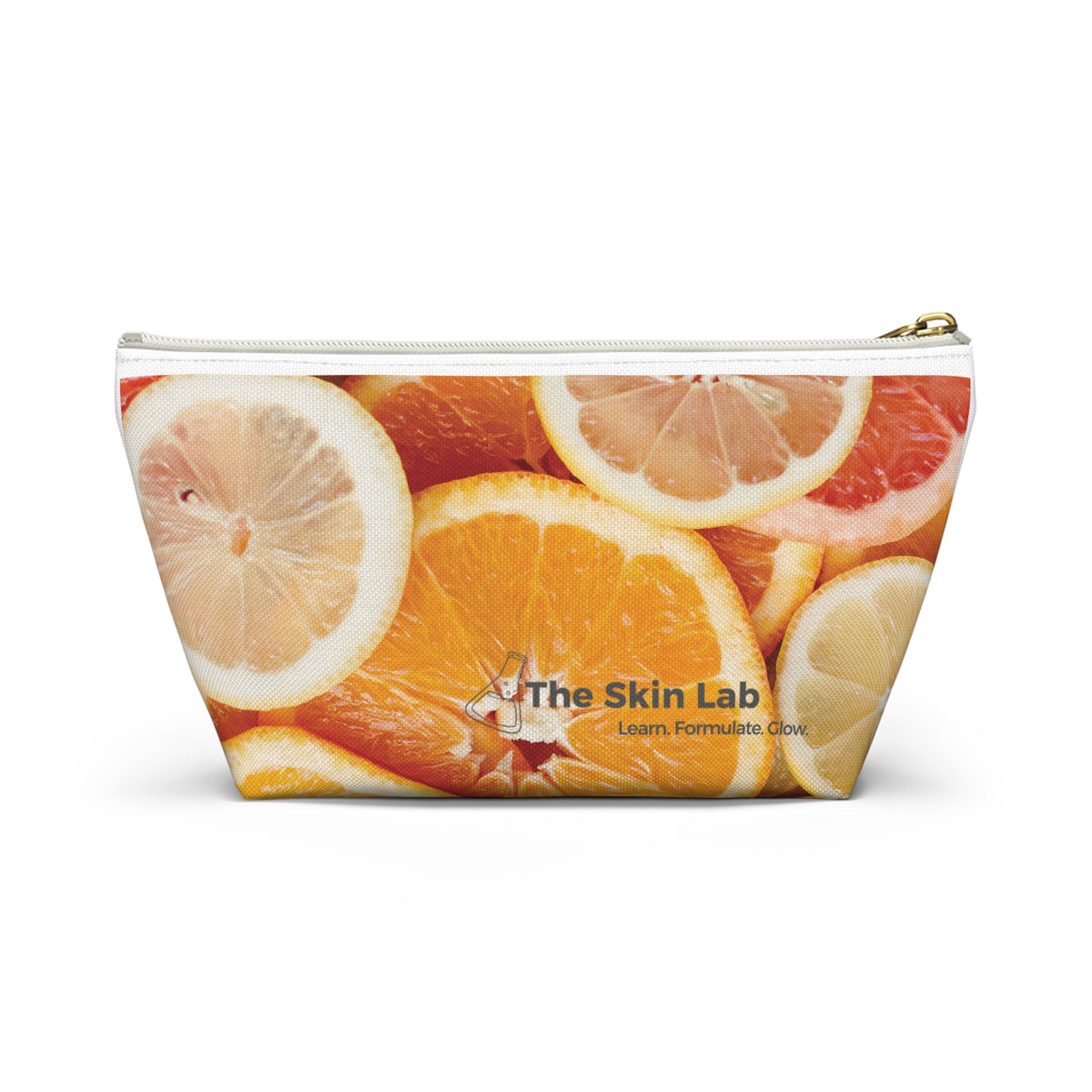 Citrus Slice Accessory Pouch — T‑Bottom Makeup & Travel Bag