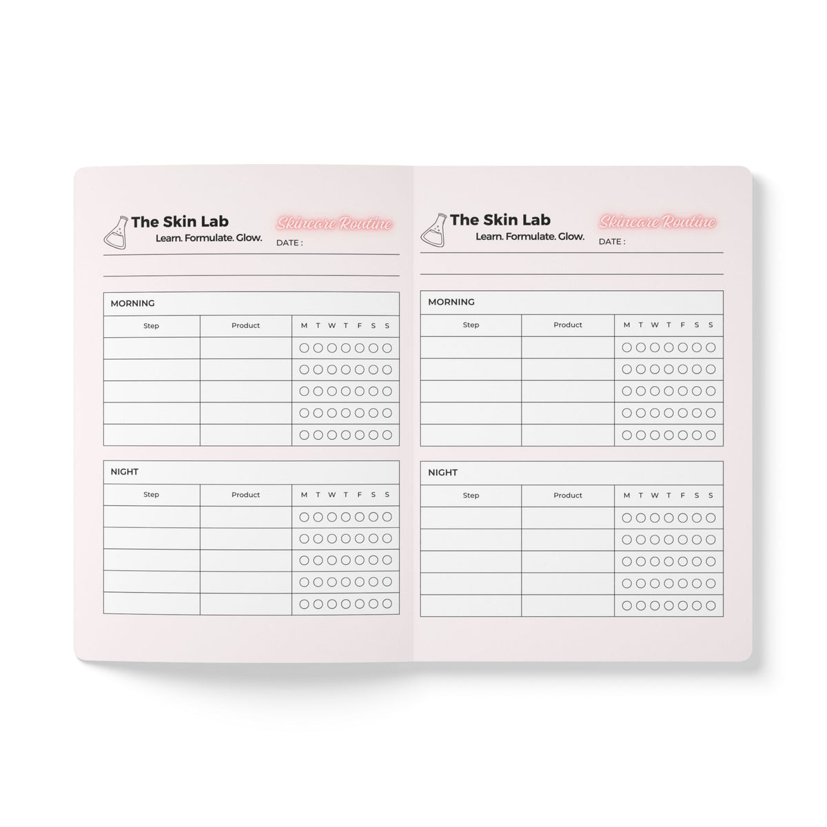 My Skincare Journal — Softcover Skincare Planner & Routine Tracker
