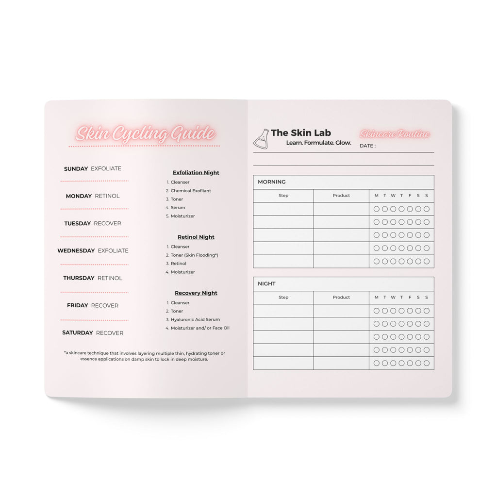 My Skincare Journal — Softcover Skincare Planner & Routine Tracker