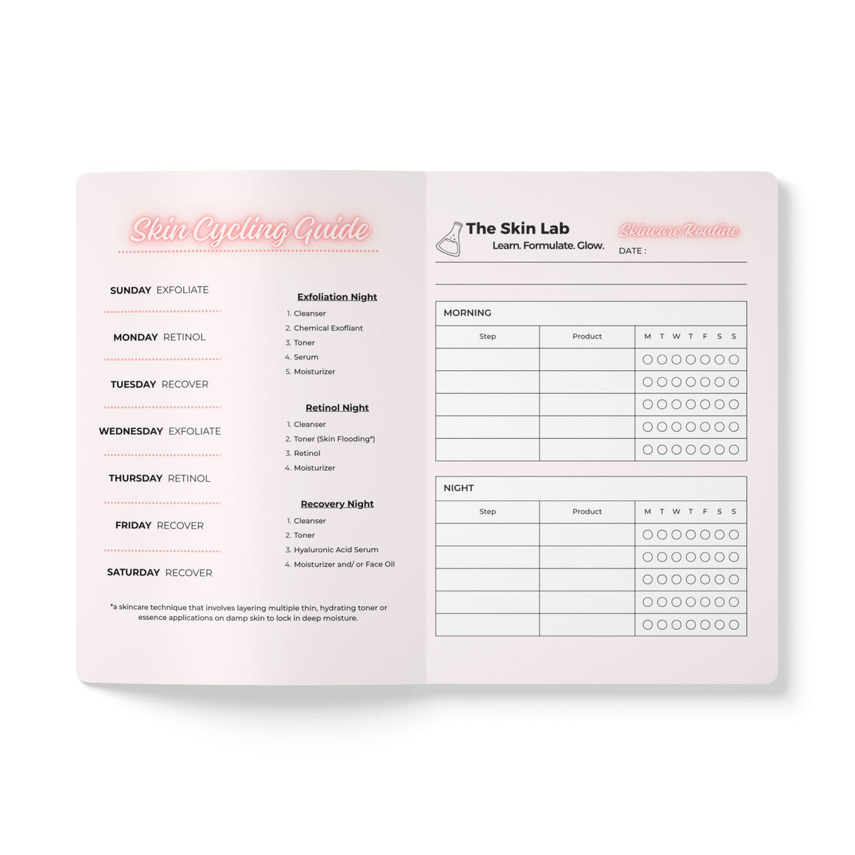 My Skincare Journal — Softcover Skincare Planner & Routine Tracker